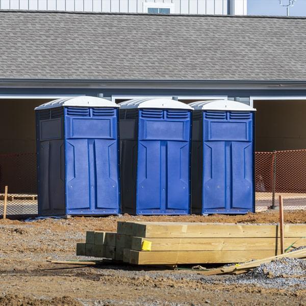 construction site portable toilets offers delivery and pickup services for all of our porta potties